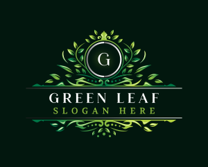 Leaf - Natural Leaf Salon logo design