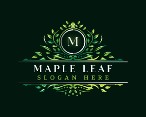 Natural Leaf Salon logo design