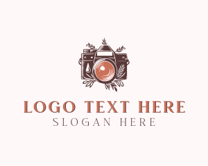 Vlogging - Photo Camera Videography logo design