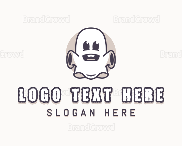 Ghost Halloween Costume Logo