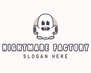 Ghost Halloween Costume logo design