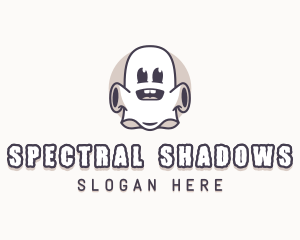 Ghost Halloween Costume logo design