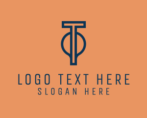 N - Modern Business Company Letter T logo design