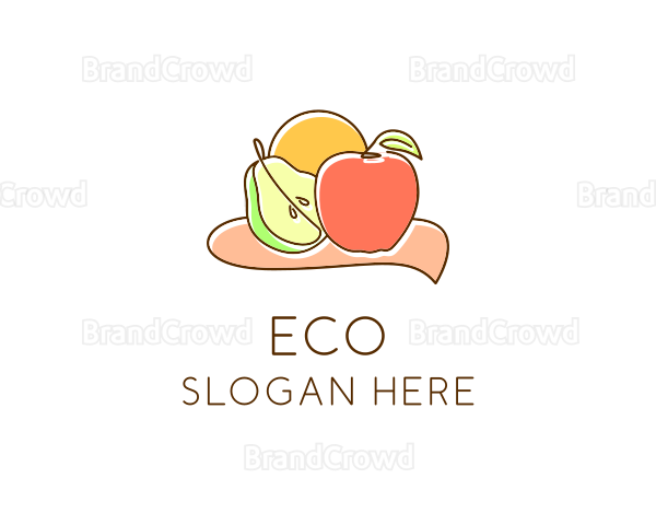 Fruit Food Grocery Logo