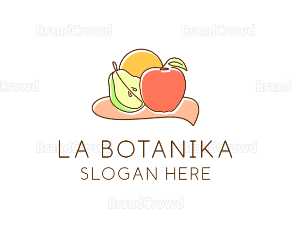 Fruit Food Grocery Logo