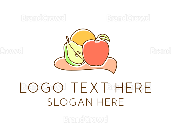 Fruit Food Grocery Logo