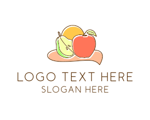 Farmers Market - Fruit Food Grocery logo design