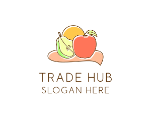 Marketplace - Fruit Food Grocery logo design