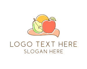 Supermarket - Fruit Food Grocery logo design