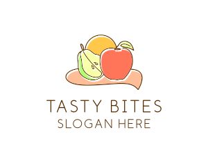 Food - Fruit Food Grocery logo design