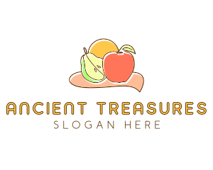 Fruit Food Grocery logo design