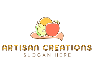 Fruit Food Grocery logo design