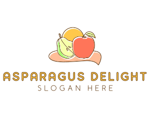 Fruit Food Grocery logo design