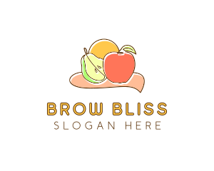 Fruit Food Grocery logo design