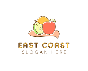 Fruit Food Grocery logo design