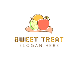 Fruit Food Grocery logo design