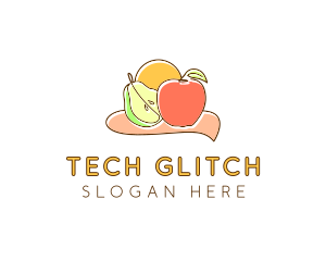 Fruit Food Grocery logo design