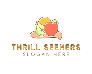 Fruit Food Grocery logo design