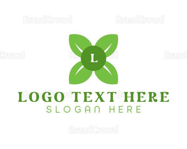 Natural Flower Petals Logo