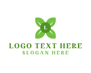 Natural Flower Petals Logo