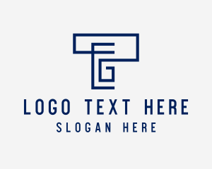 E Commerce - Asset Management Business Letter TG logo design
