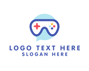 Goggle Message Gaming Logo