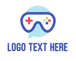 Messaging - Goggle Message Gaming logo design