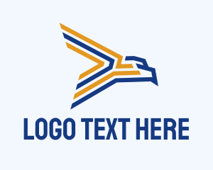 Aero - Modern Eagle Airline logo design