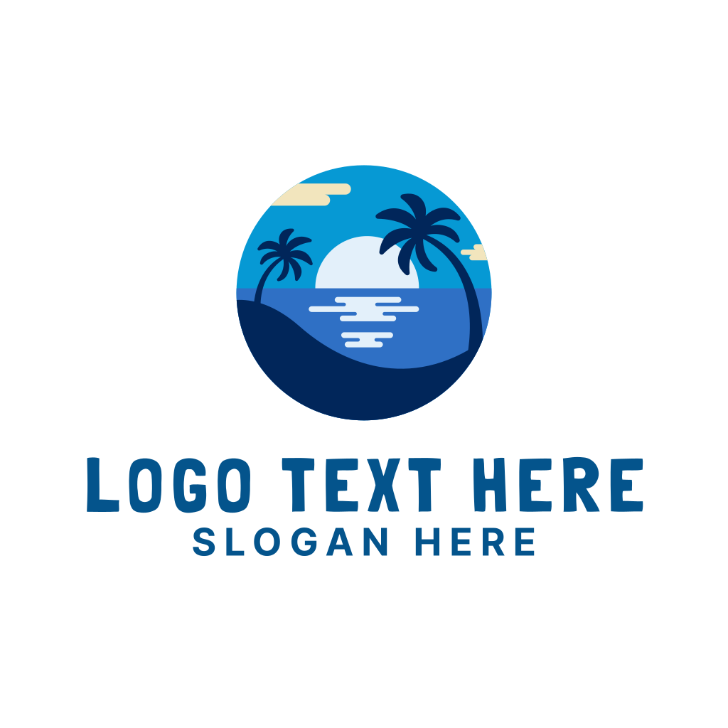 Beach Holiday Getaway Logo | BrandCrowd Logo Maker