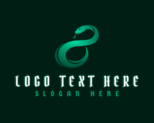 Exotic - Snake Serpent Loop logo design