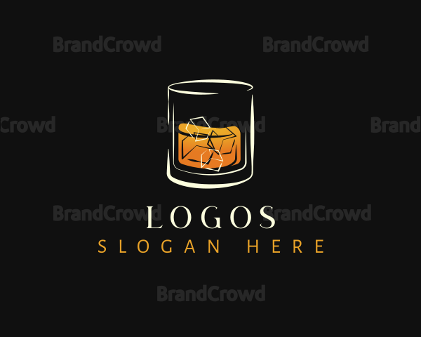 Bourbon Liquor Bar Logo