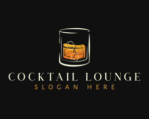 Bourbon Liquor Bar logo design