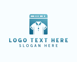 Dry Cleaning - Clothes Washer Laundry logo design