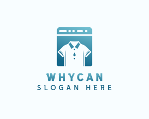 Clothes Washer Laundry Logo