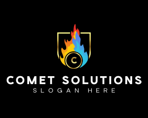 Heat Cold Thermal logo design