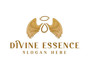 Sacred - Holy Angel Wings logo design