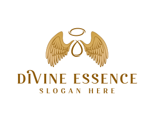 Divine - Holy Angel Wings logo design