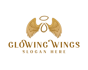 Holy Angel Wings logo design