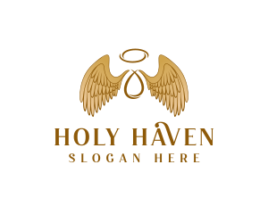 Holy Angel Wings logo design