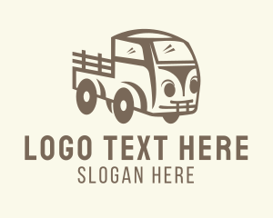 Old Fashioned - Old Farm Truck logo design