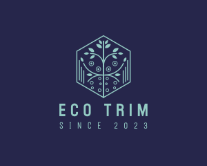 Eco Nature Plant Tree logo design