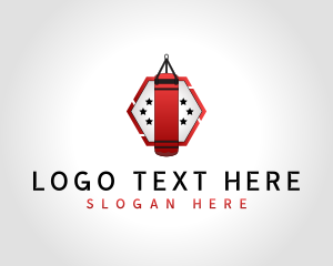 Boxing - Boxing Training Workout logo design