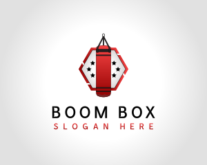 Boxing Training Workout logo design