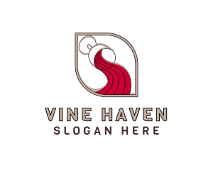 Wine Glass Bar logo design