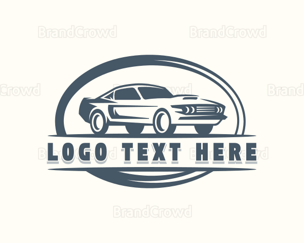 Muscle Car Vehicle Logo