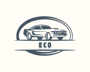 Muscle Car Vehicle Logo