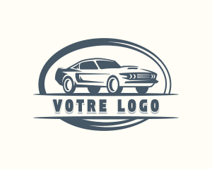Muscle Car Vehicle Logo