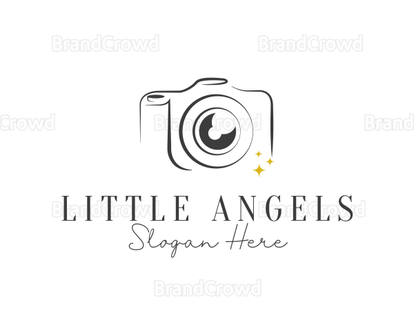 Line Art DSLR Photography Logo