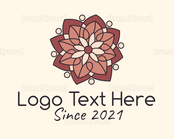 Mandala Floral Decoration Logo