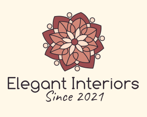 Mandala Floral Decoration  logo design